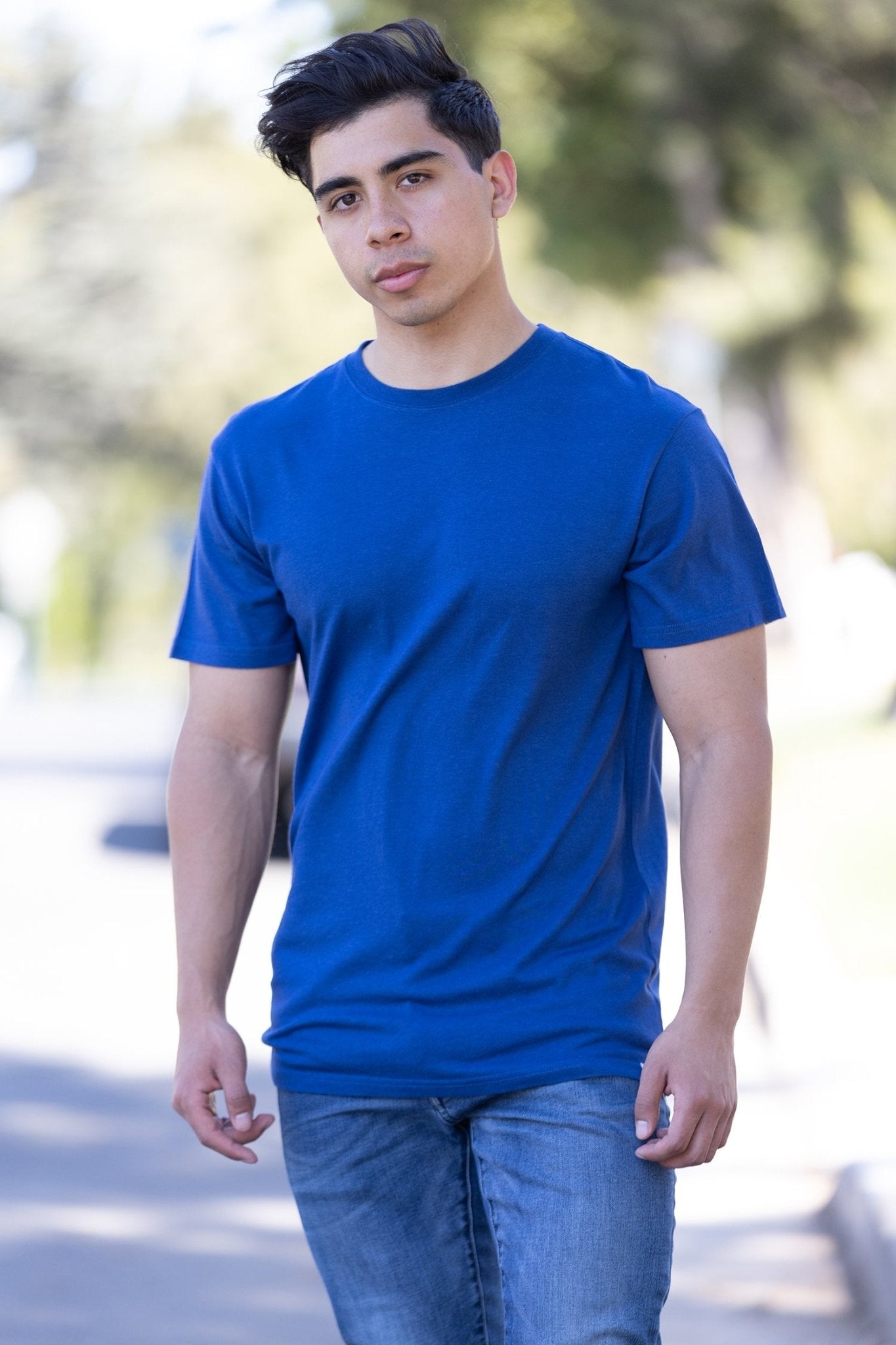 The Original Men's Bamboo Viscose/Organic Cotton Short Sleeve T-Shirt - Classic Cut - FiveBeelow