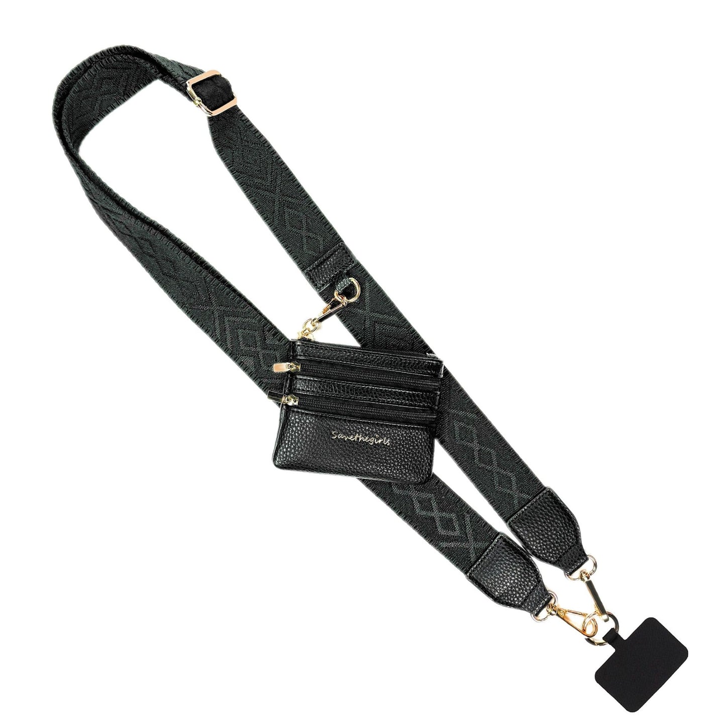 Clip & Go Strap w/Zippered Pouch Classic - FiveBeelow