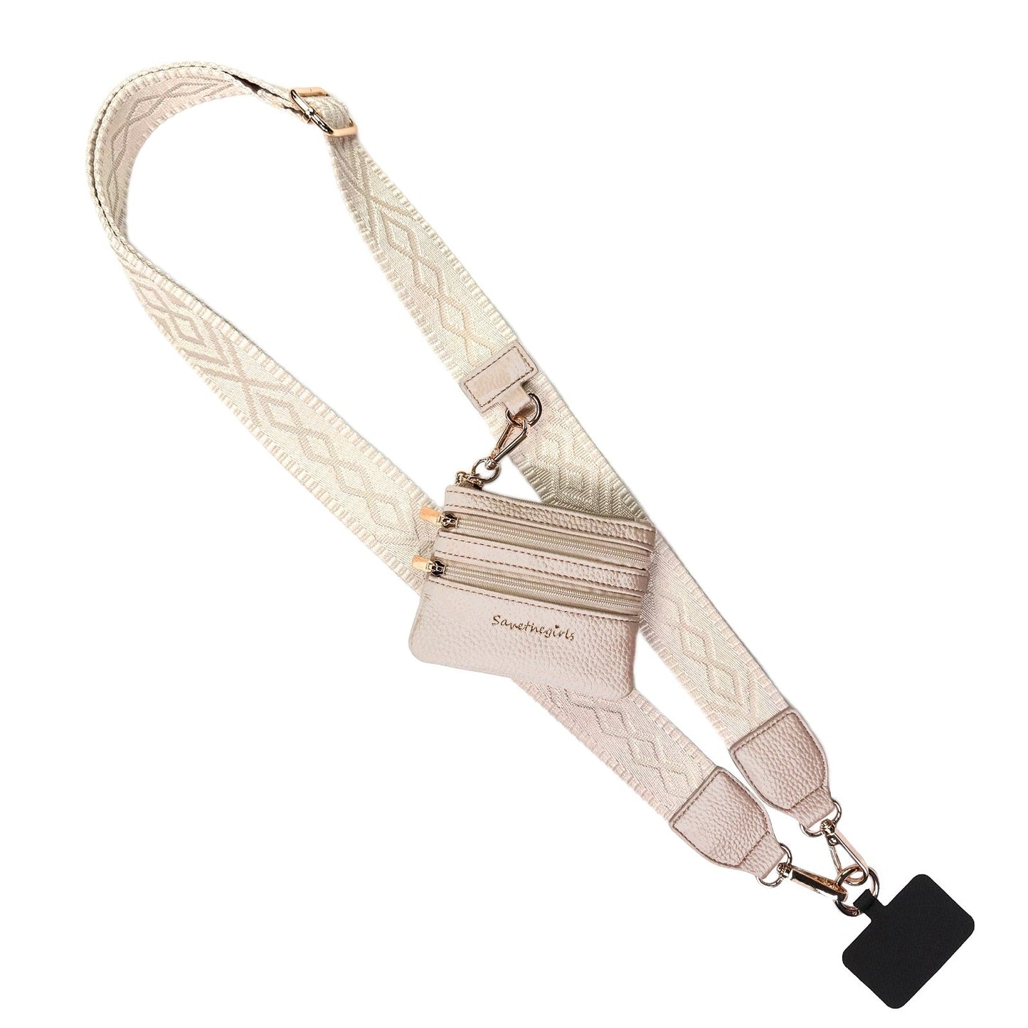 Clip & Go Strap w/Zippered Pouch Classic - FiveBeelow