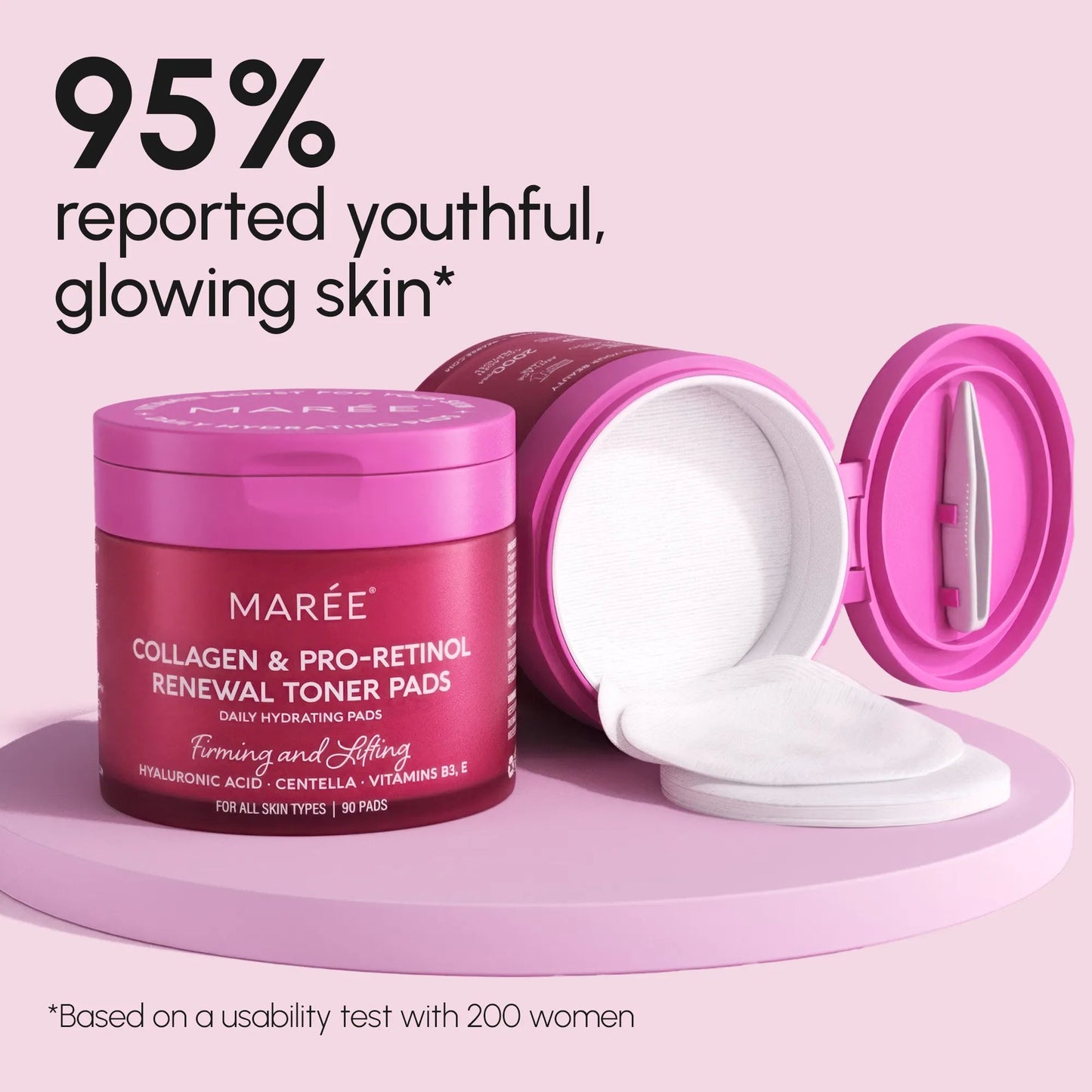 Collagen & Retinol Toner Pads - FiveBeelow