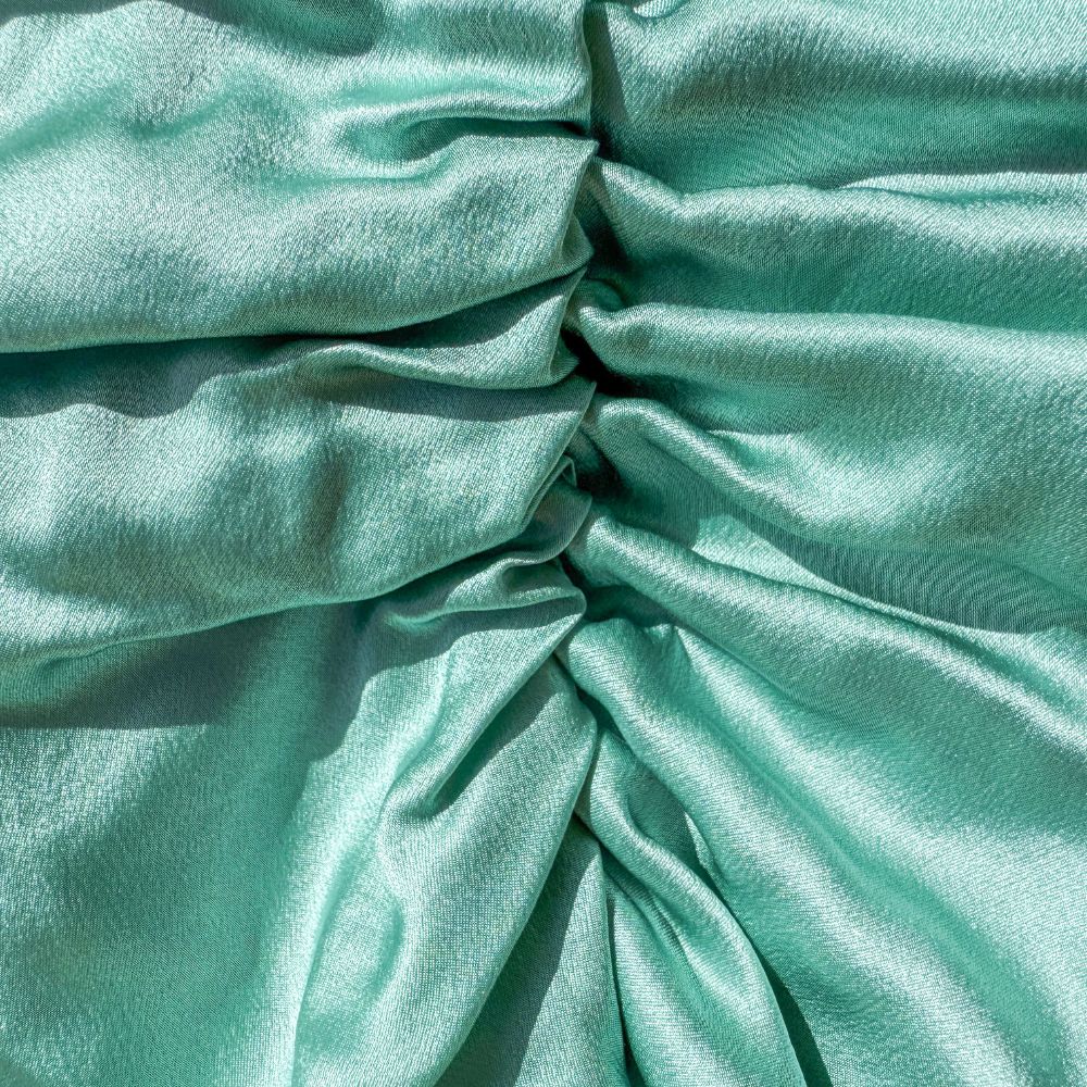 Organic Silk Hair Bonnet Jade Green - FiveBeelow