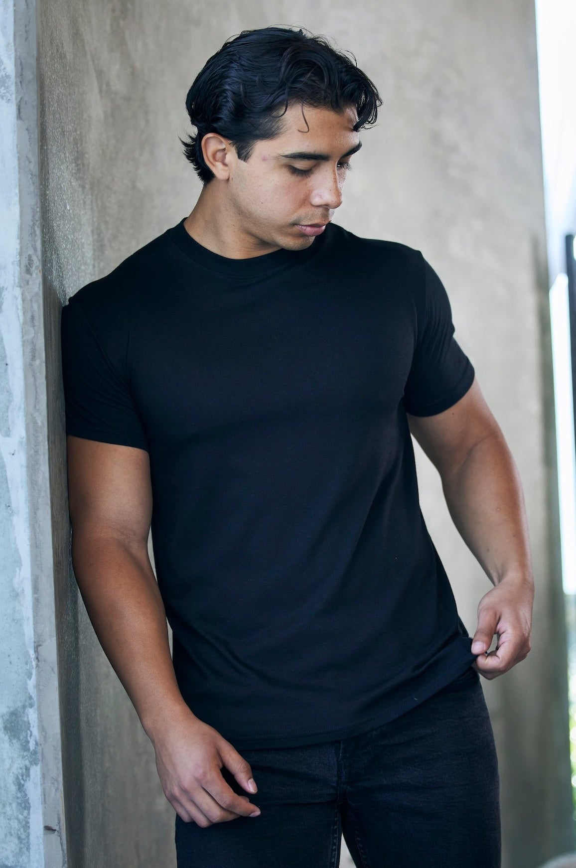 The Original Men's Bamboo Viscose/Organic Cotton Short Sleeve T-Shirt - Classic Cut - FiveBeelow