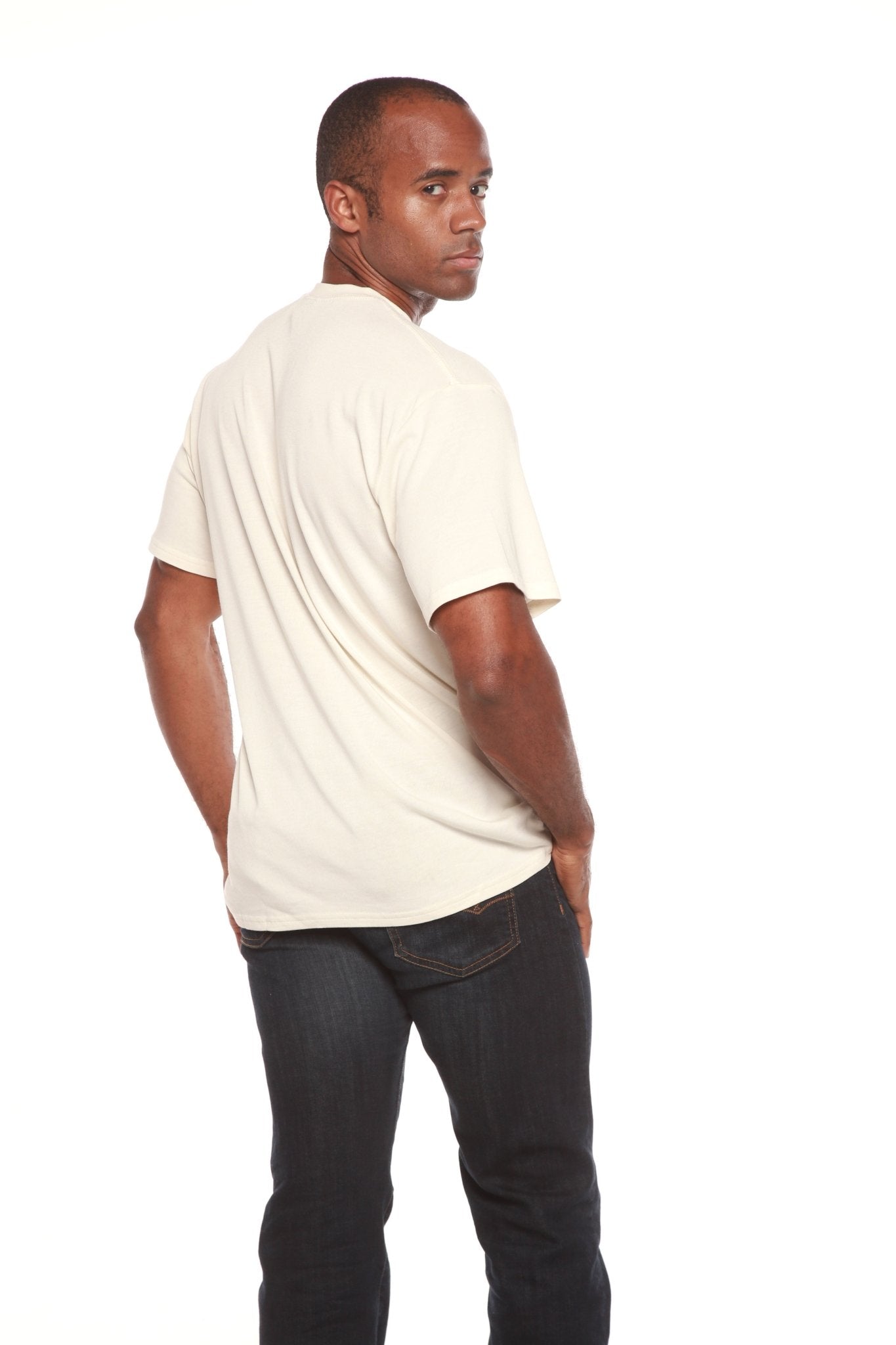 The Original Men's Bamboo Viscose/Organic Cotton Short Sleeve T-Shirt - Classic Cut - FiveBeelow