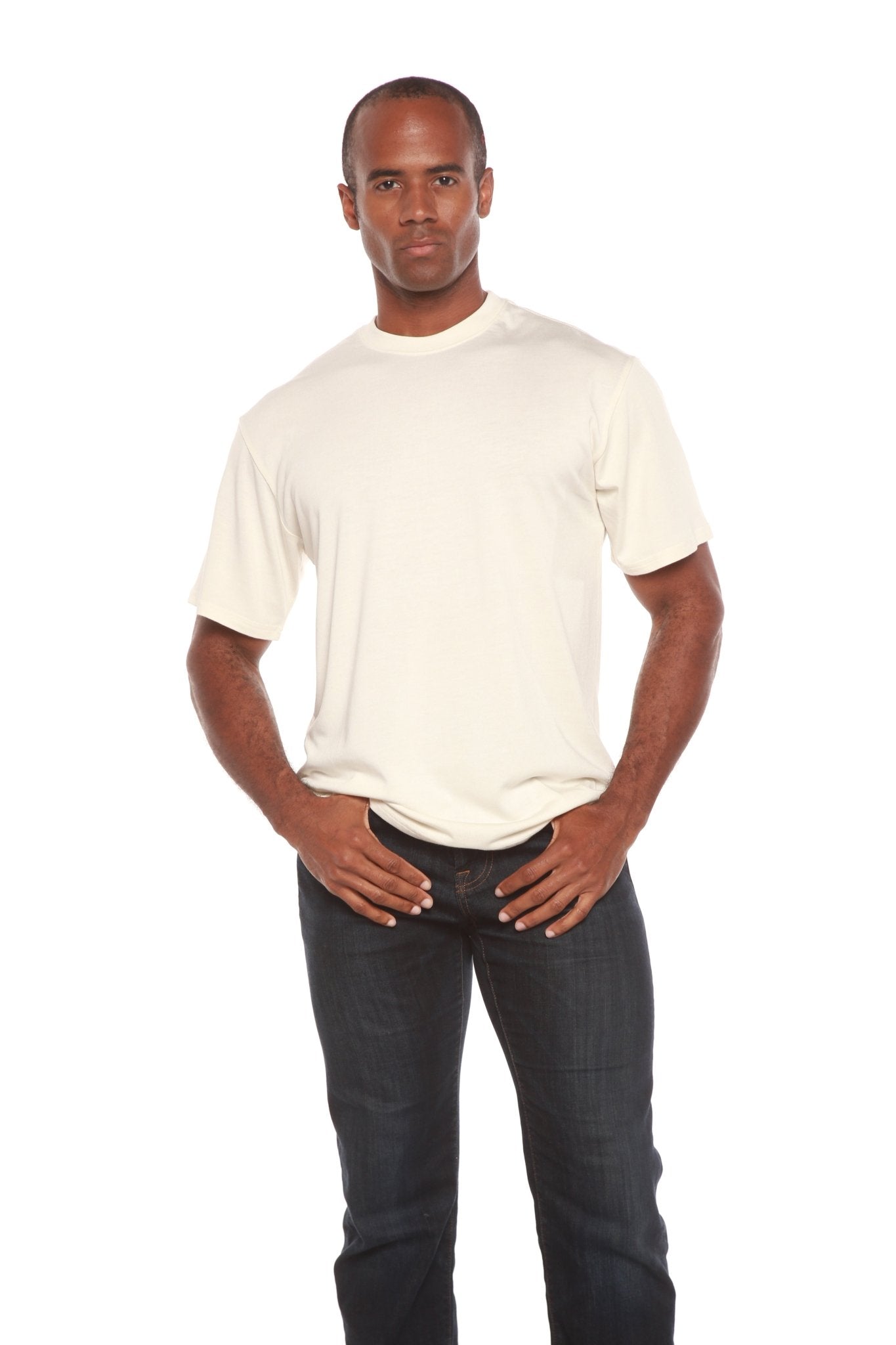 The Original Men's Bamboo Viscose/Organic Cotton Short Sleeve T-Shirt - Classic Cut - FiveBeelow