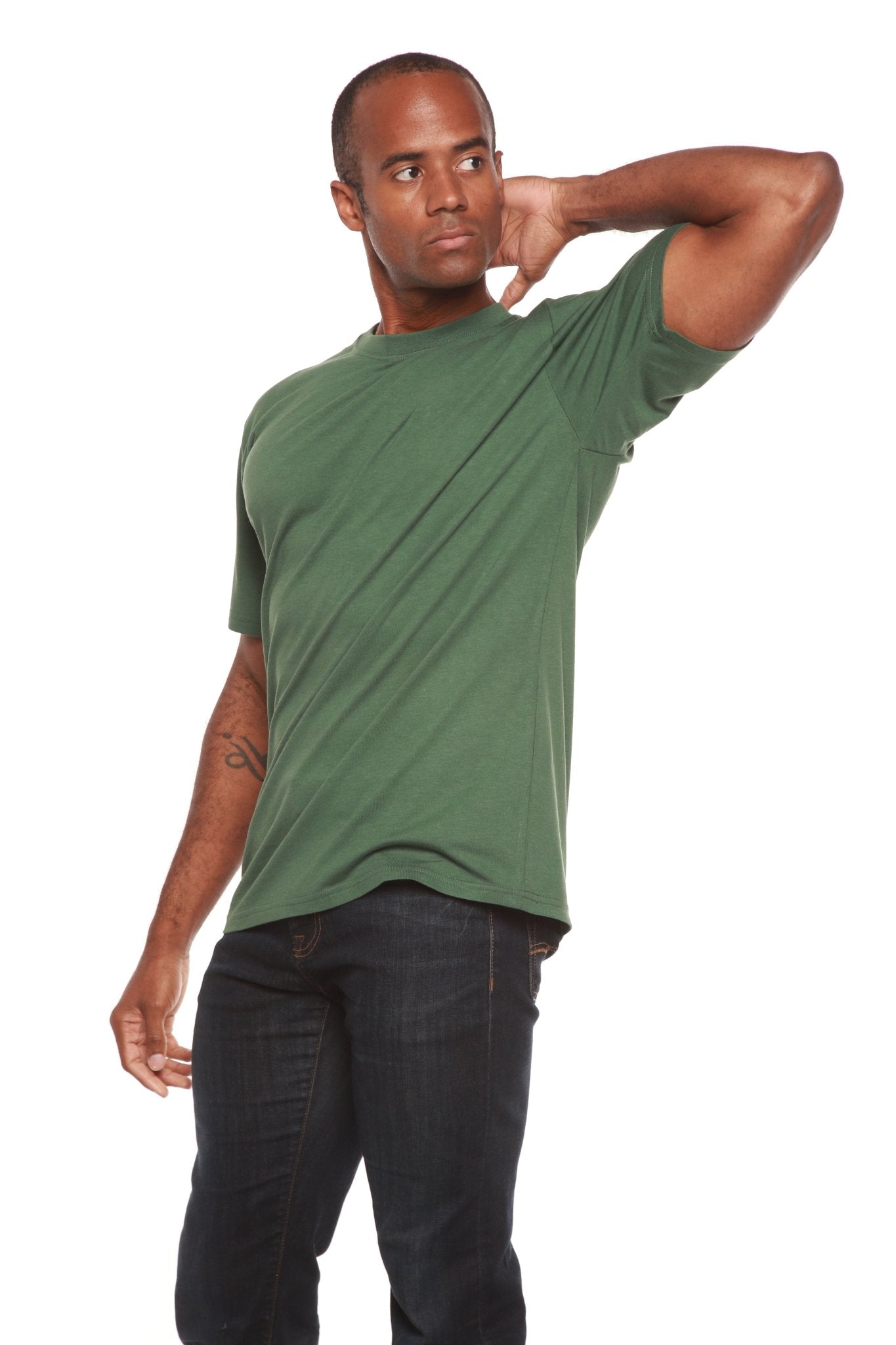 The Original Men's Bamboo Viscose/Organic Cotton Short Sleeve T-Shirt - Classic Cut - FiveBeelow