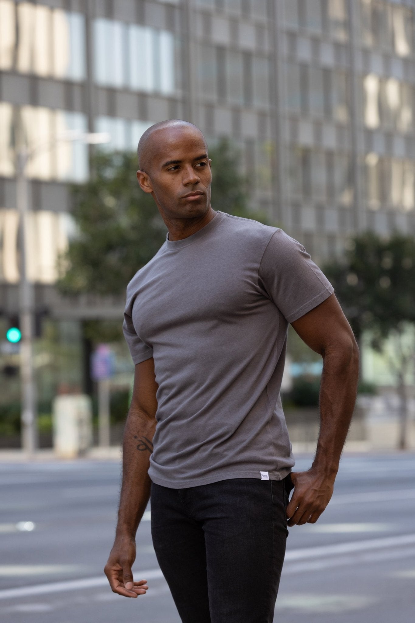 The Original Men's Bamboo Viscose/Organic Cotton Short Sleeve T-Shirt - Classic Cut - FiveBeelow